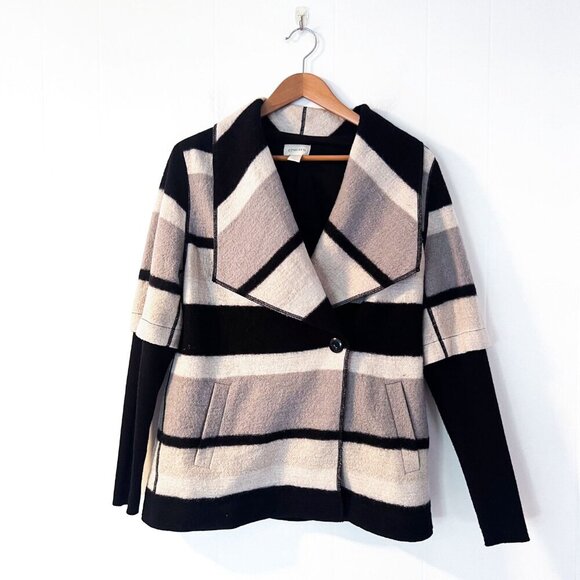 Chicos boiled wool stripe jacket - Picture 5 of 13